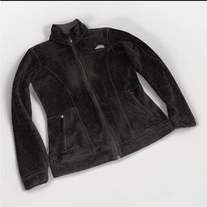 The North Face Osito Womens Medium Black Soft Fleece Full Zip Gorpcore Granola